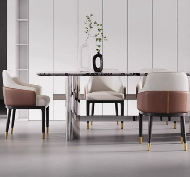 FONTAINE Modern Leather Dining Chair