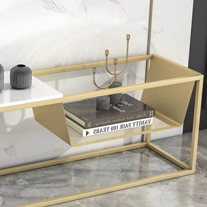 DROMA Modern Marble TV Console