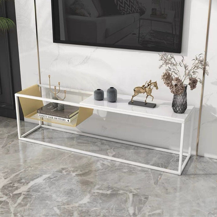 DROMA Modern Marble TV Console