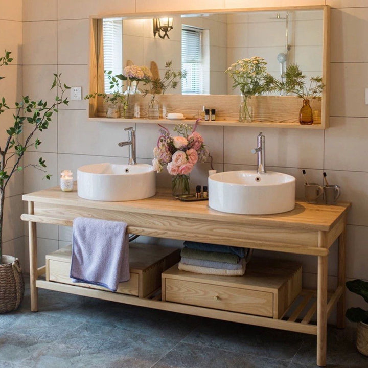VEARE Scandinavian Bathroom Cabinet
