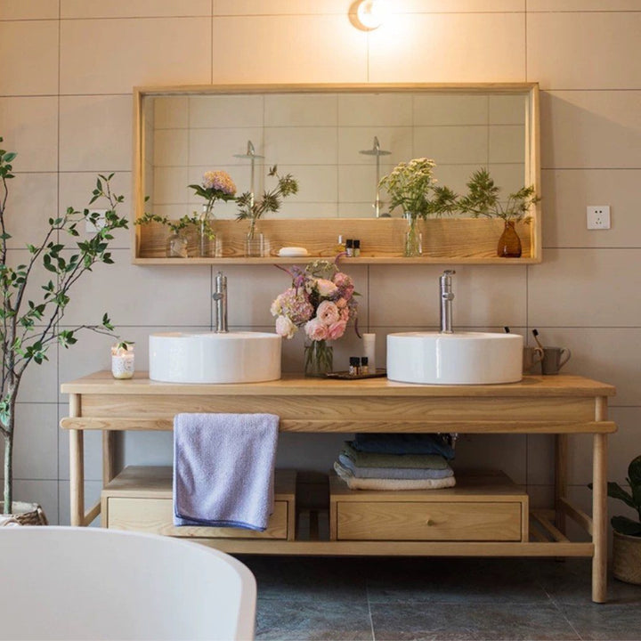 VEARE Scandinavian Bathroom Cabinet