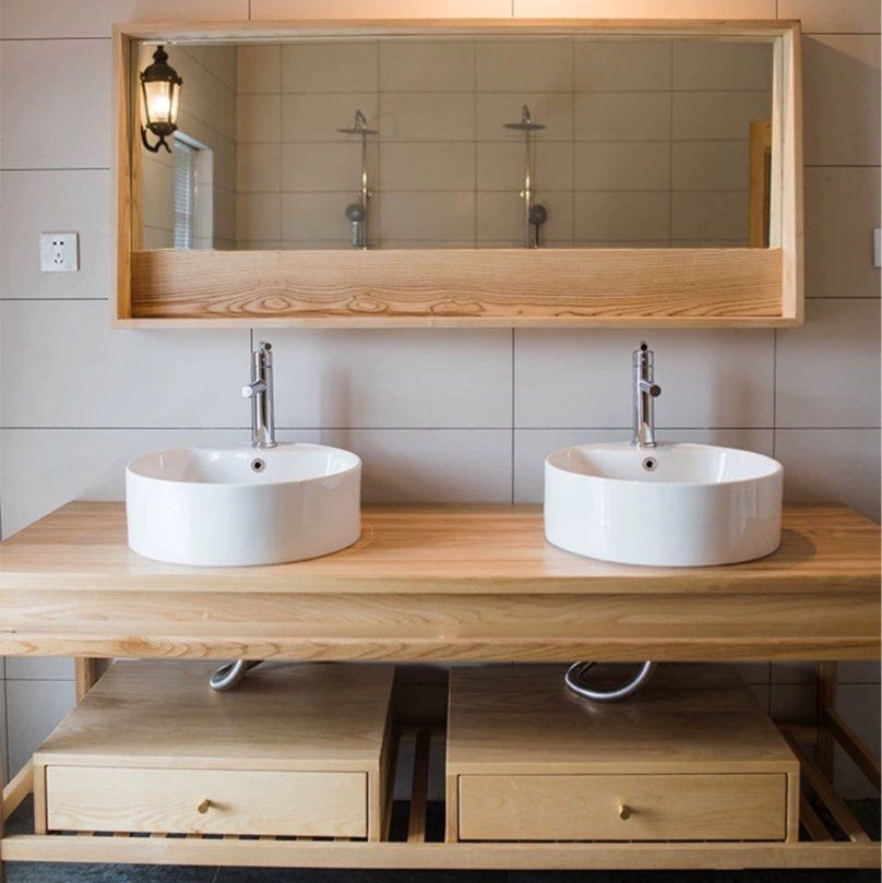 VEARE Scandinavian Bathroom Cabinet