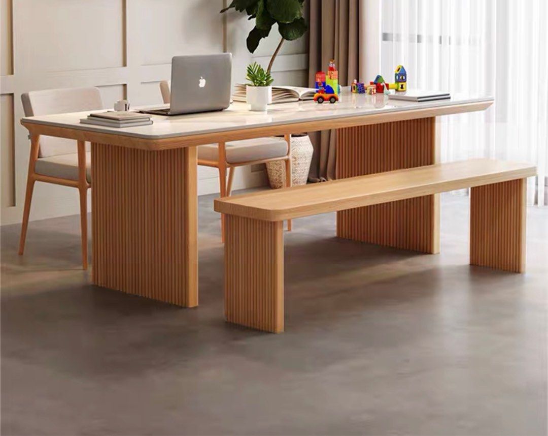 LENORE Japandi Sintered Stone Dining Table