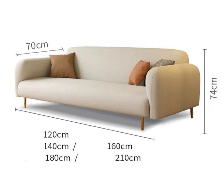 ELDRANO Modern Velvet Sofa