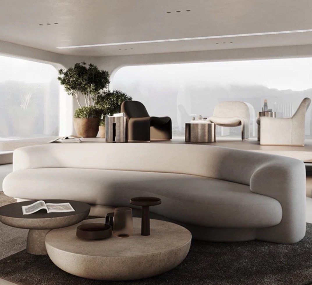 ZELVIA Modern Boucle Sofa