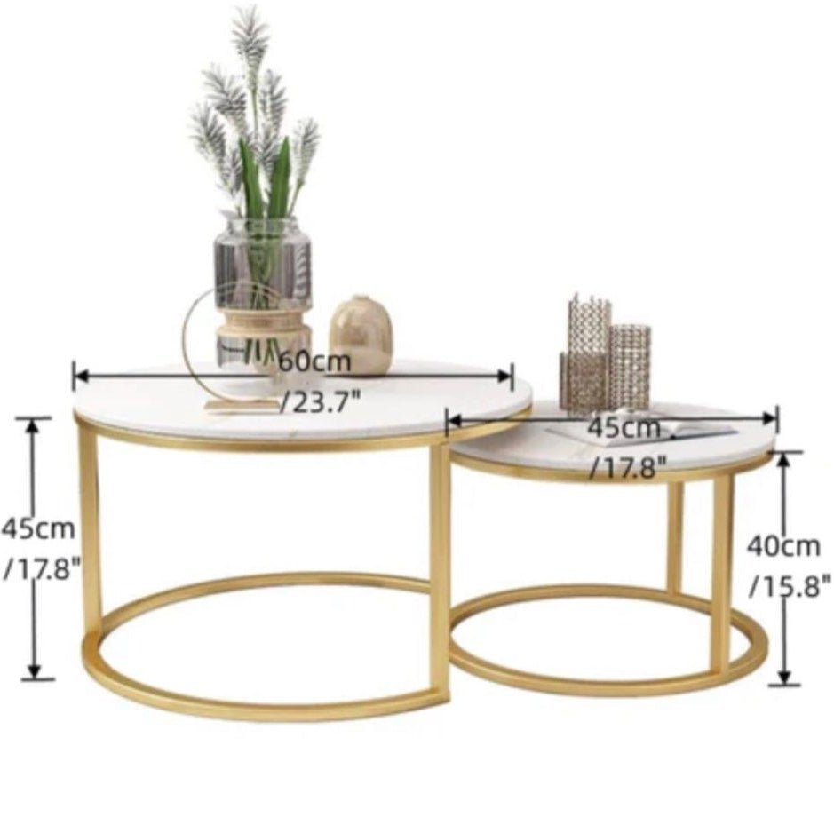 VELVETTE Two Piece Nesting Tables
