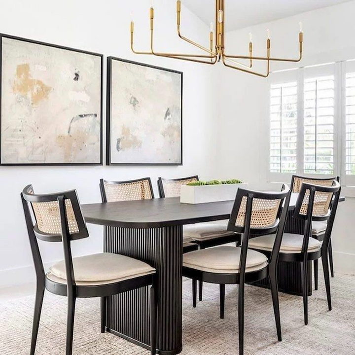 ZMECK Rattan Dining Chair