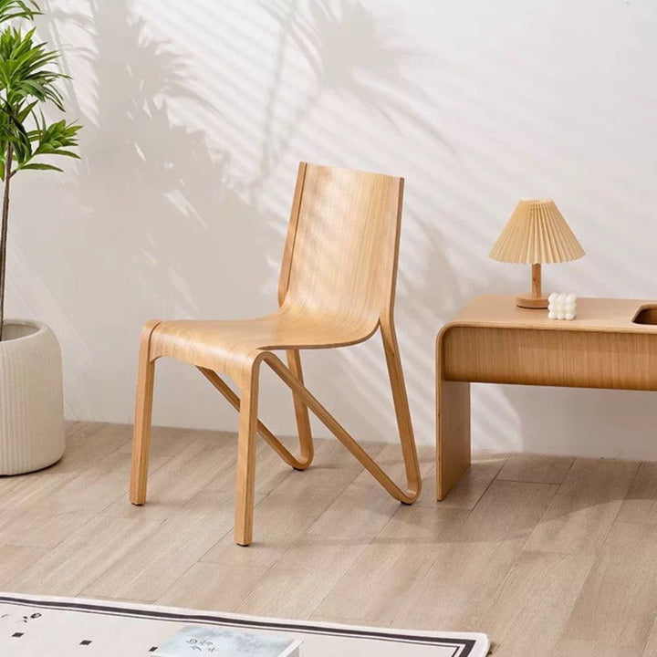 ATTUMA Japandi Solid Wood Dining Chair