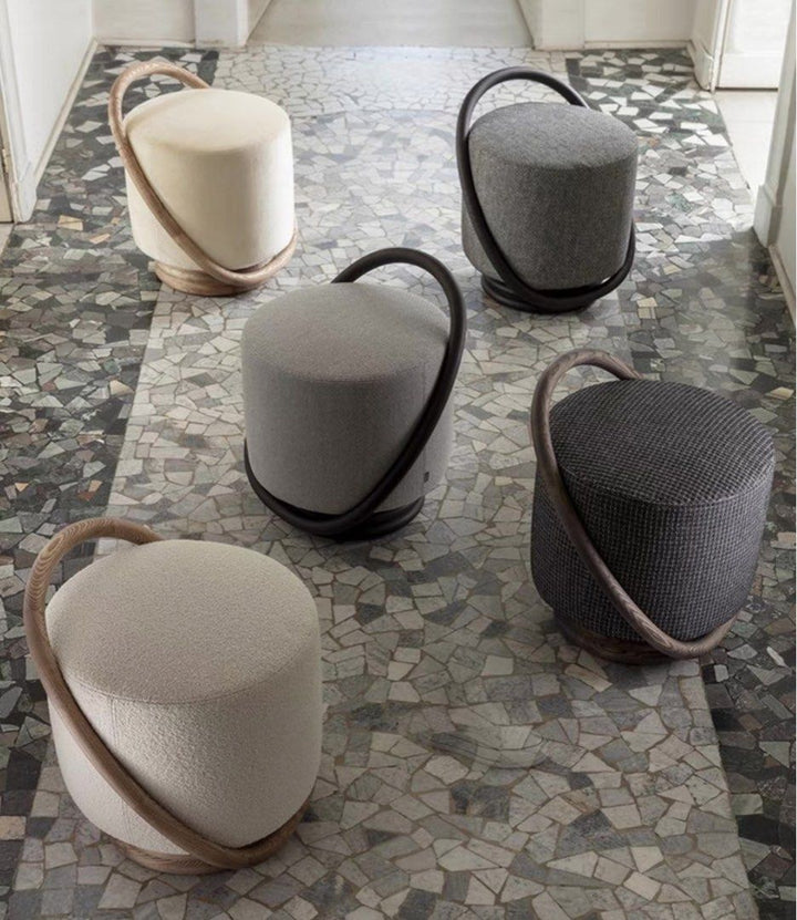 AEREN Modern Boucle Stool