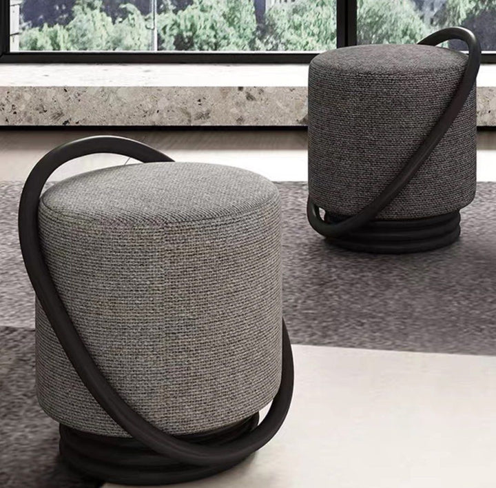 AEREN Modern Boucle Stool