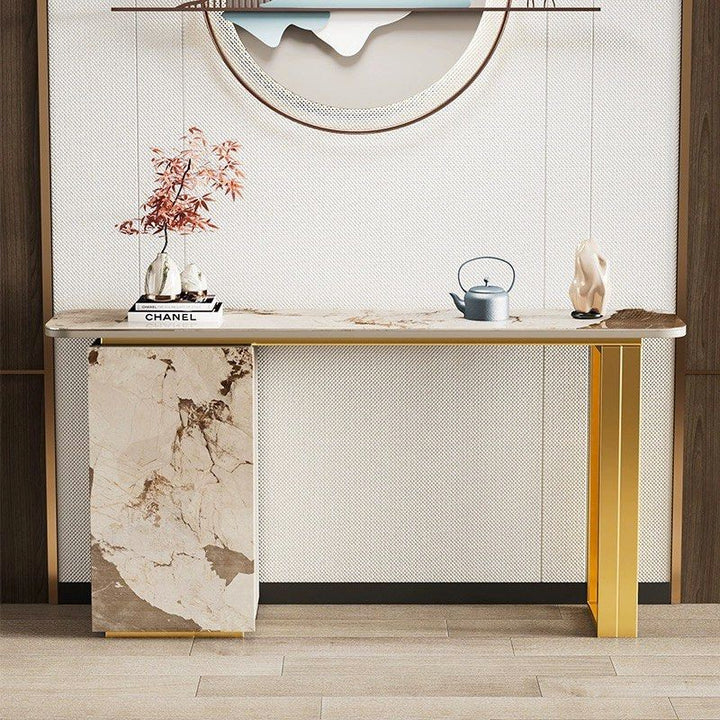 CORDELIA Modern Sintered Stone Storage Console Table