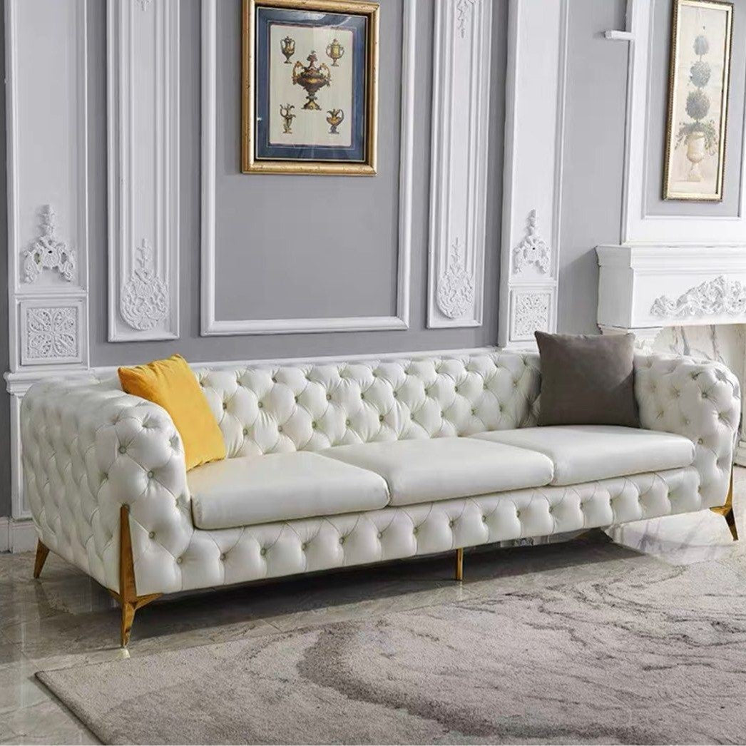 ALVERIS Luxurious Chesterfield Sofa