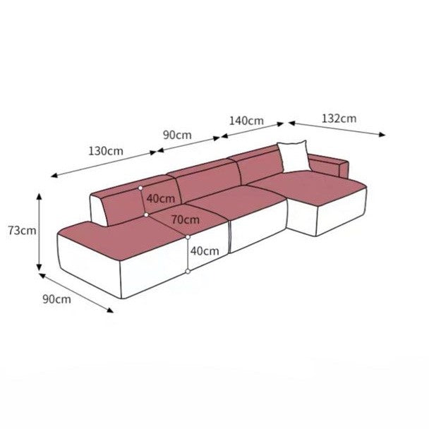 MORRIN Modern Modular Leather Sofa