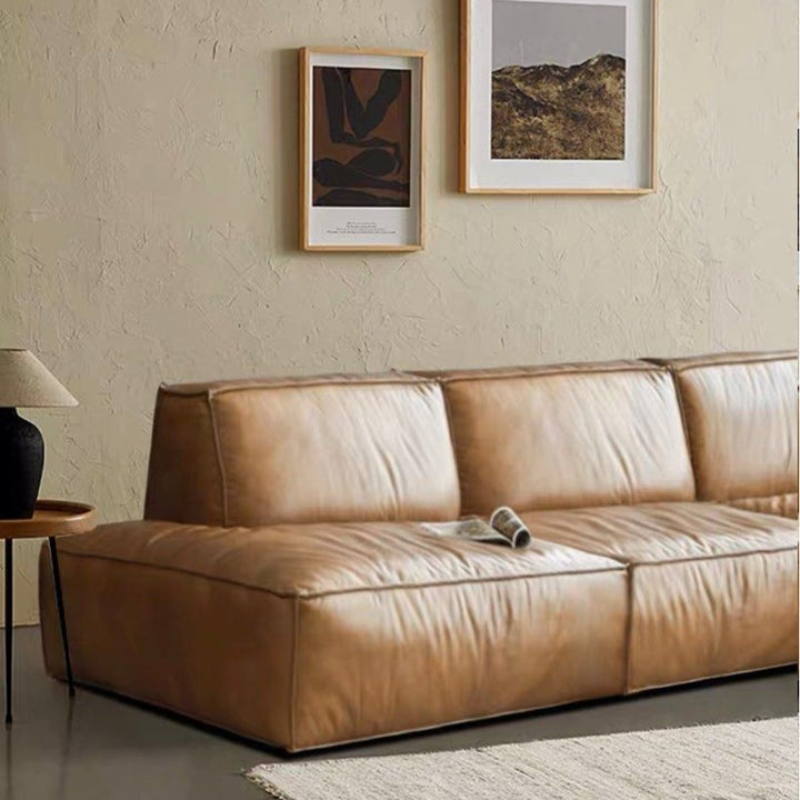 MORRIN Modern Modular Leather Sofa