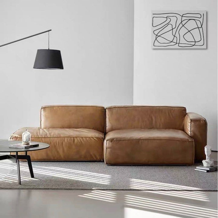 MORRIN Modern Modular Leather Sofa