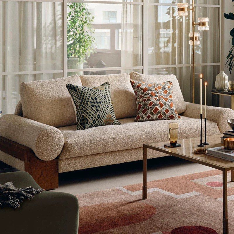 ZYRA Modern Boucle Sofa