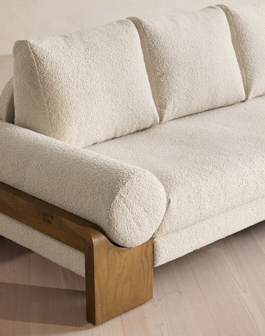 ZYRA Modern Boucle Sofa