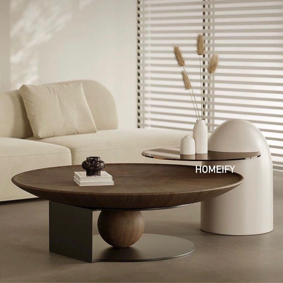 NIKOLAS Minimalist Coffee Table and Side Table Set