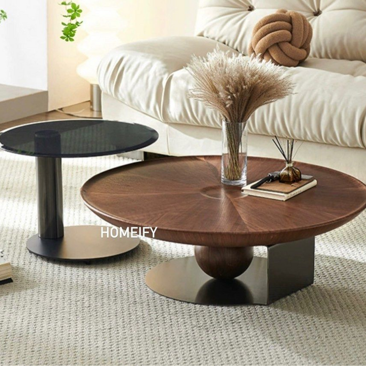 NIKOLAS Minimalist Coffee Table and Side Table Set