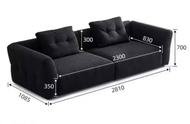 TREVORA Modern Boucle Sofa