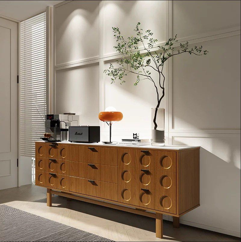 AURO Japandi Solid Wood Sideboard