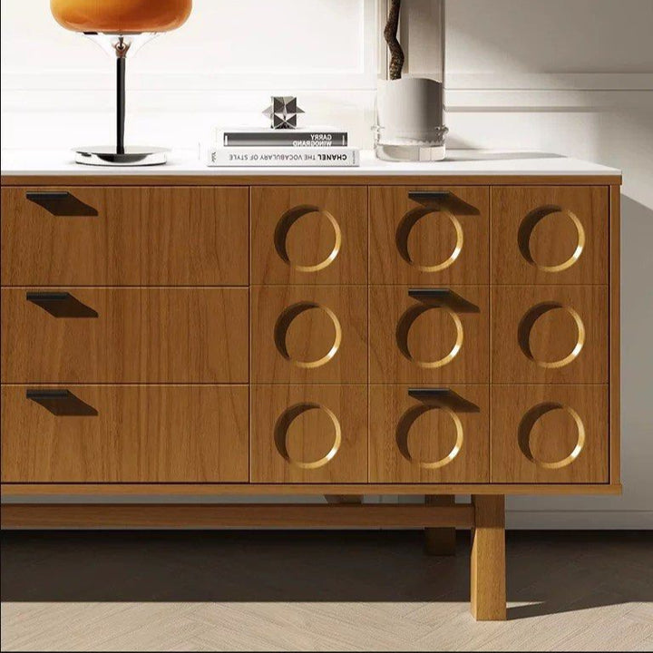 AURO Japandi Solid Wood Sideboard