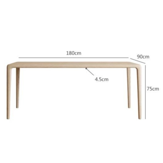 GARCIA Modern Solid Wood Dining Table