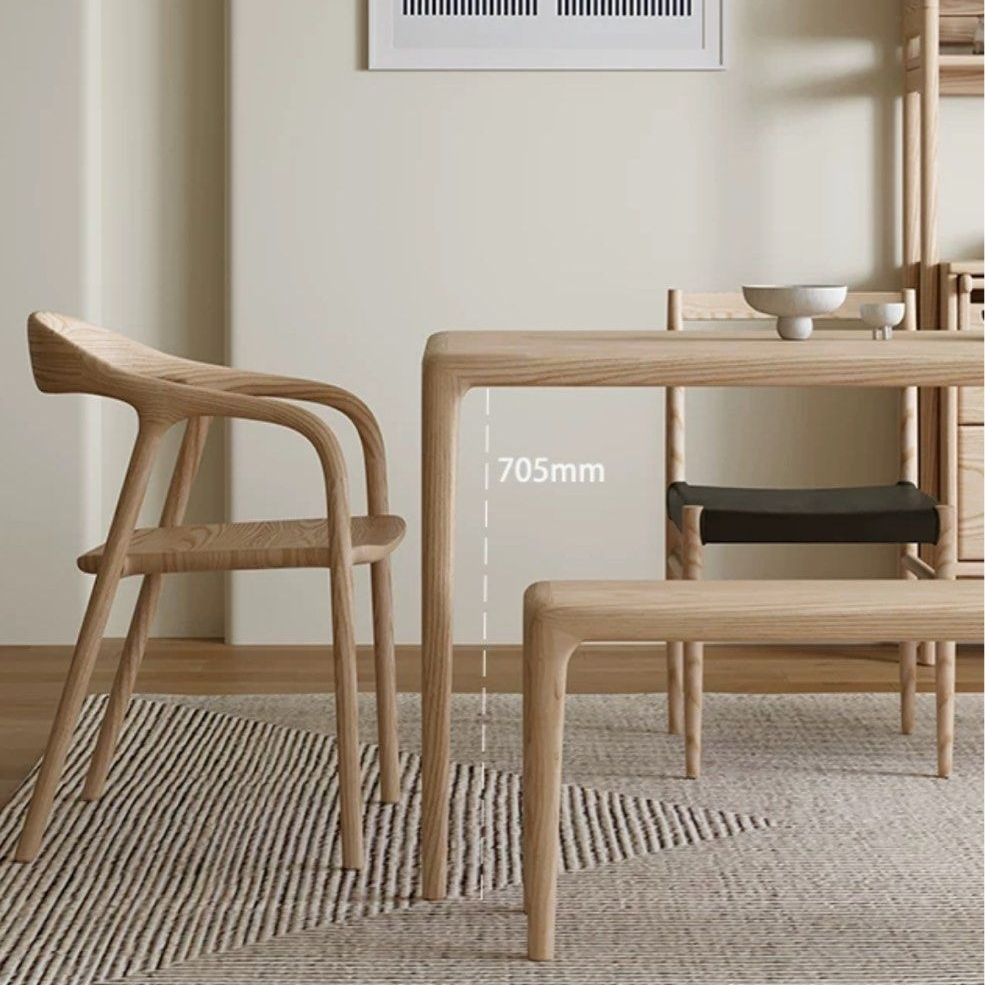 GARCIA Modern Solid Wood Dining Table