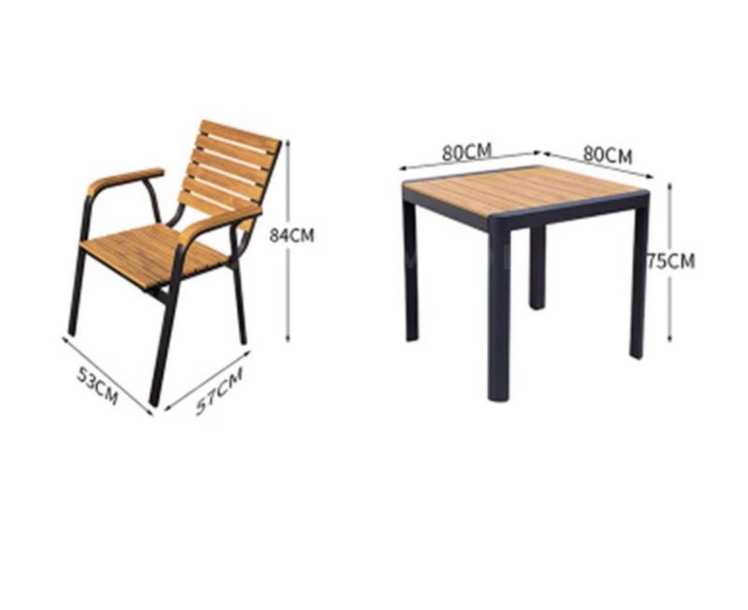 VIKTOR Modern Outdoor Table & Chairs
