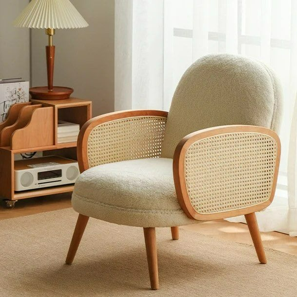 SHILOH Rattan Arm Lounge Chair