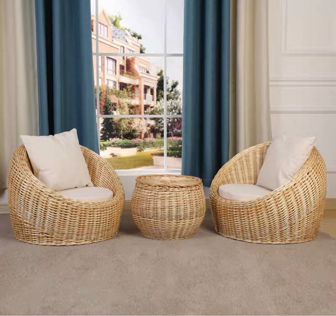 DURVANO Modern Rattan Outdoor Sofa