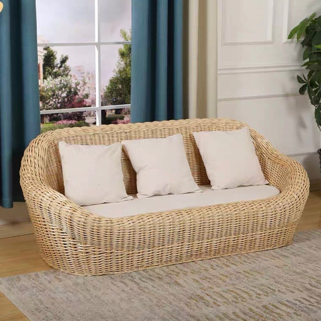 DURVANO Modern Rattan Outdoor Sofa