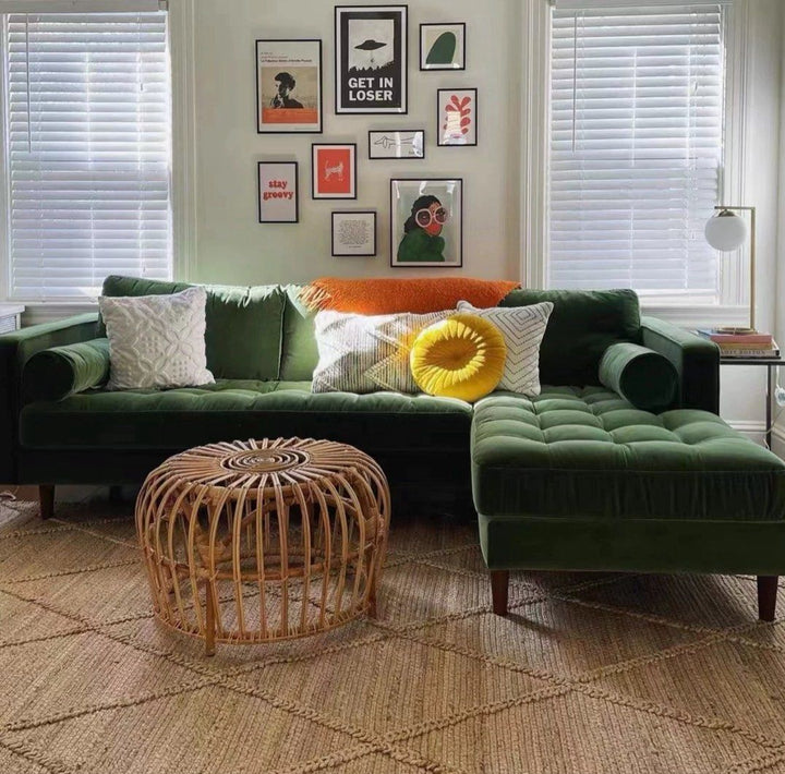 VANDELOR Classic Velvet Sofa