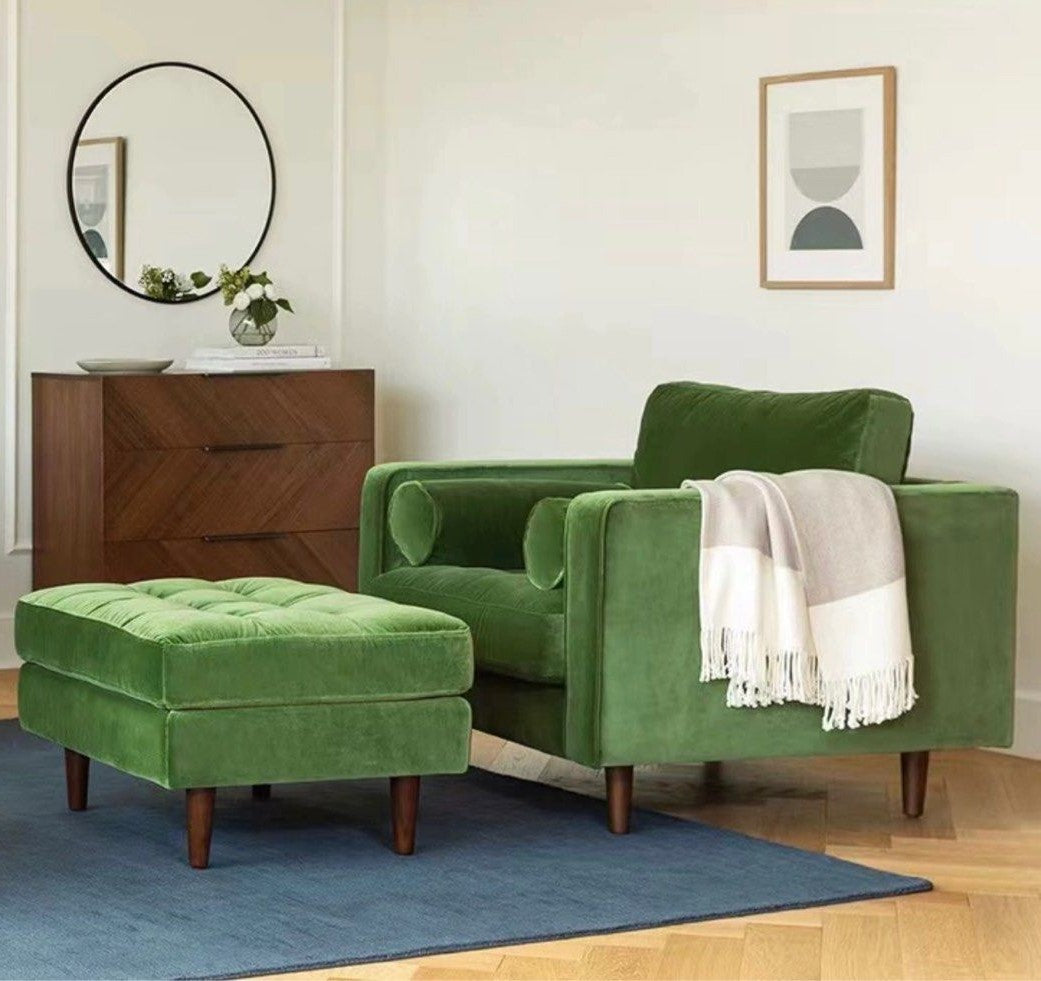 VANDELOR Classic Velvet Sofa