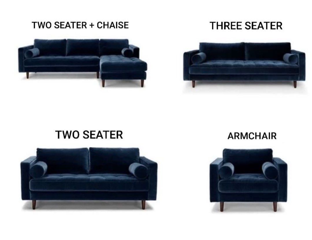 VANDELOR Classic Velvet Sofa