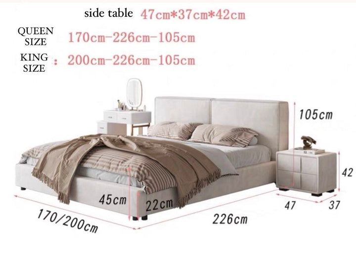 VOLIANO Modern Fabric Bedframe