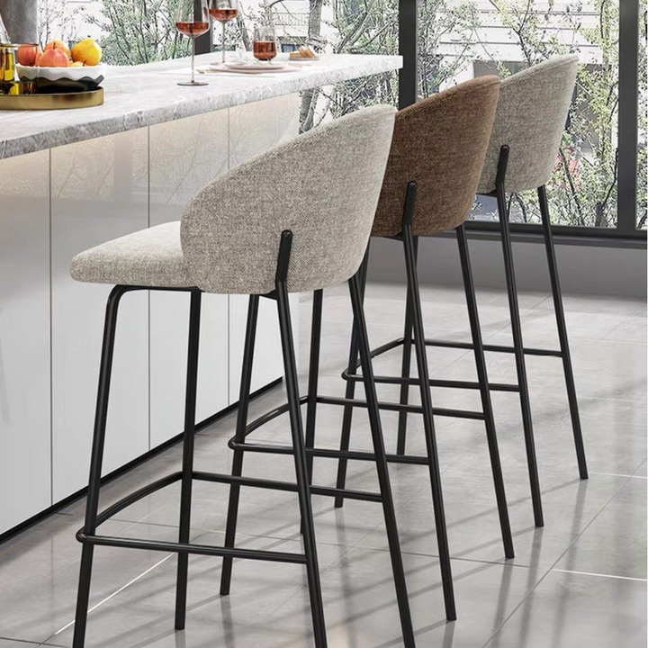 REZEN Modern Fabric Bar Stool