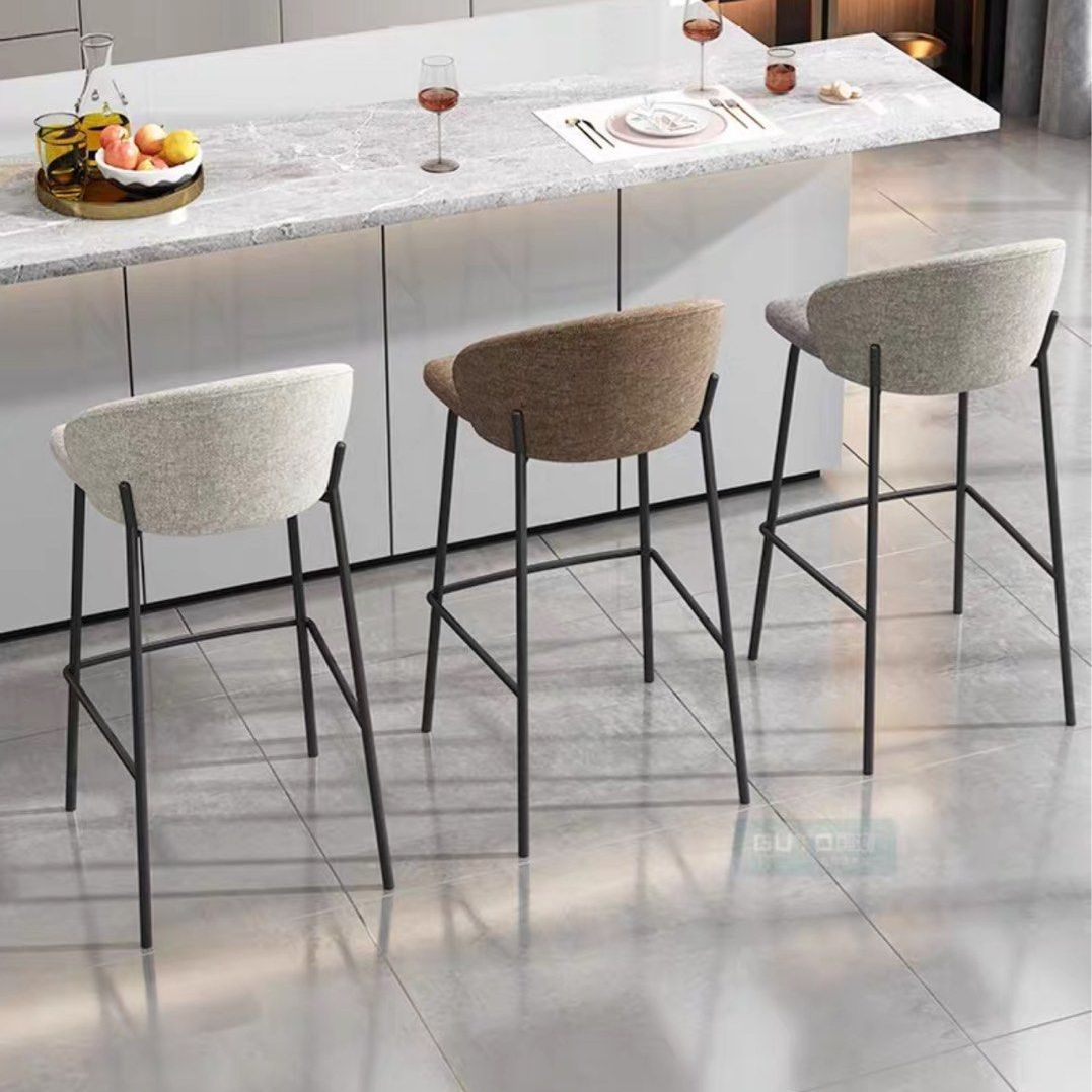 REZEN Modern Fabric Bar Stool