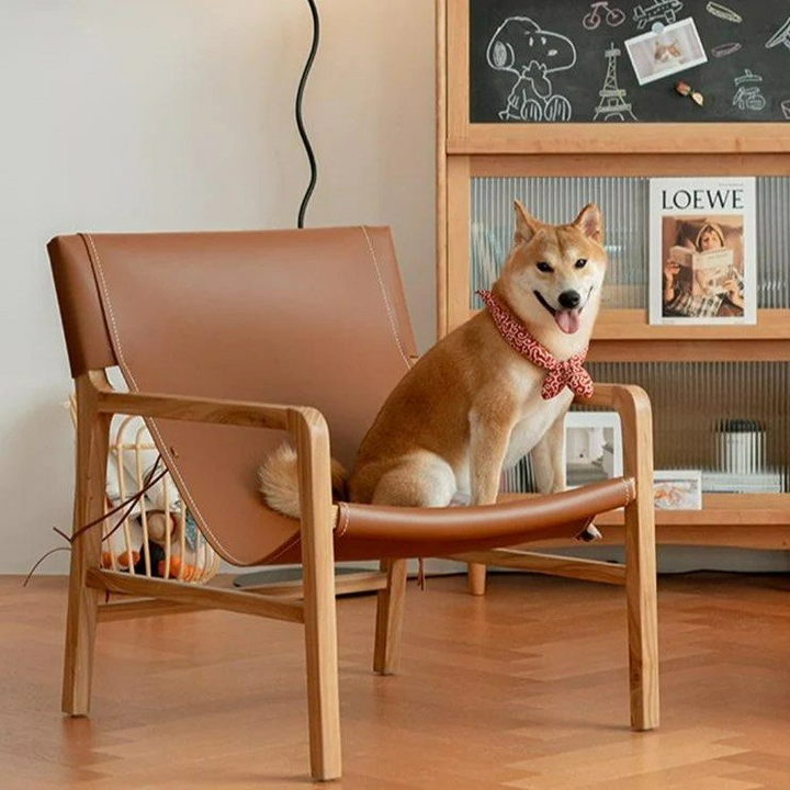 RAELYN Faux Leather Single Armchair