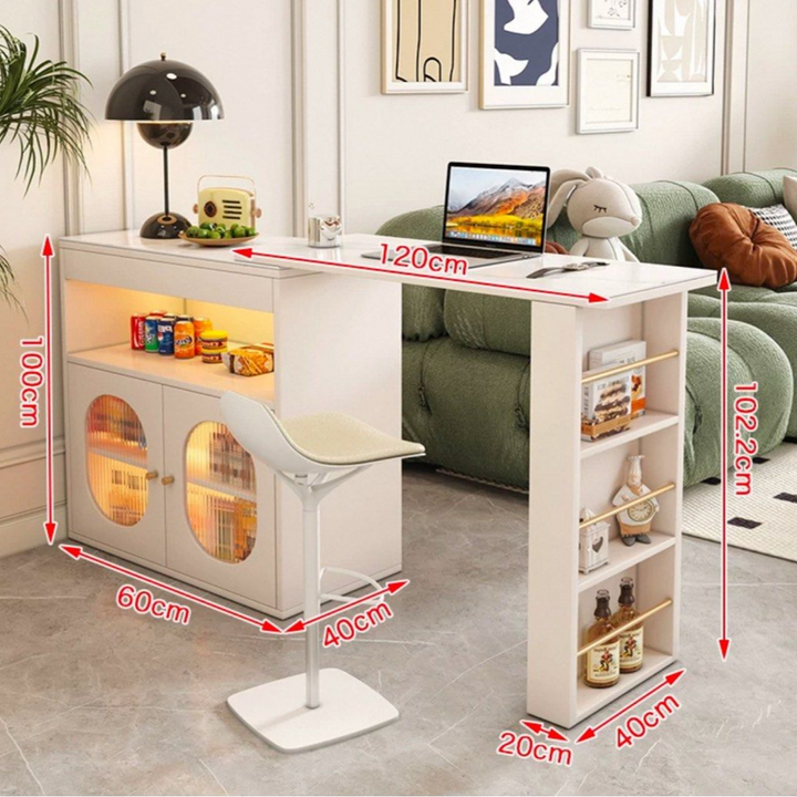 KERMAN Modern Bar Table Cabinet