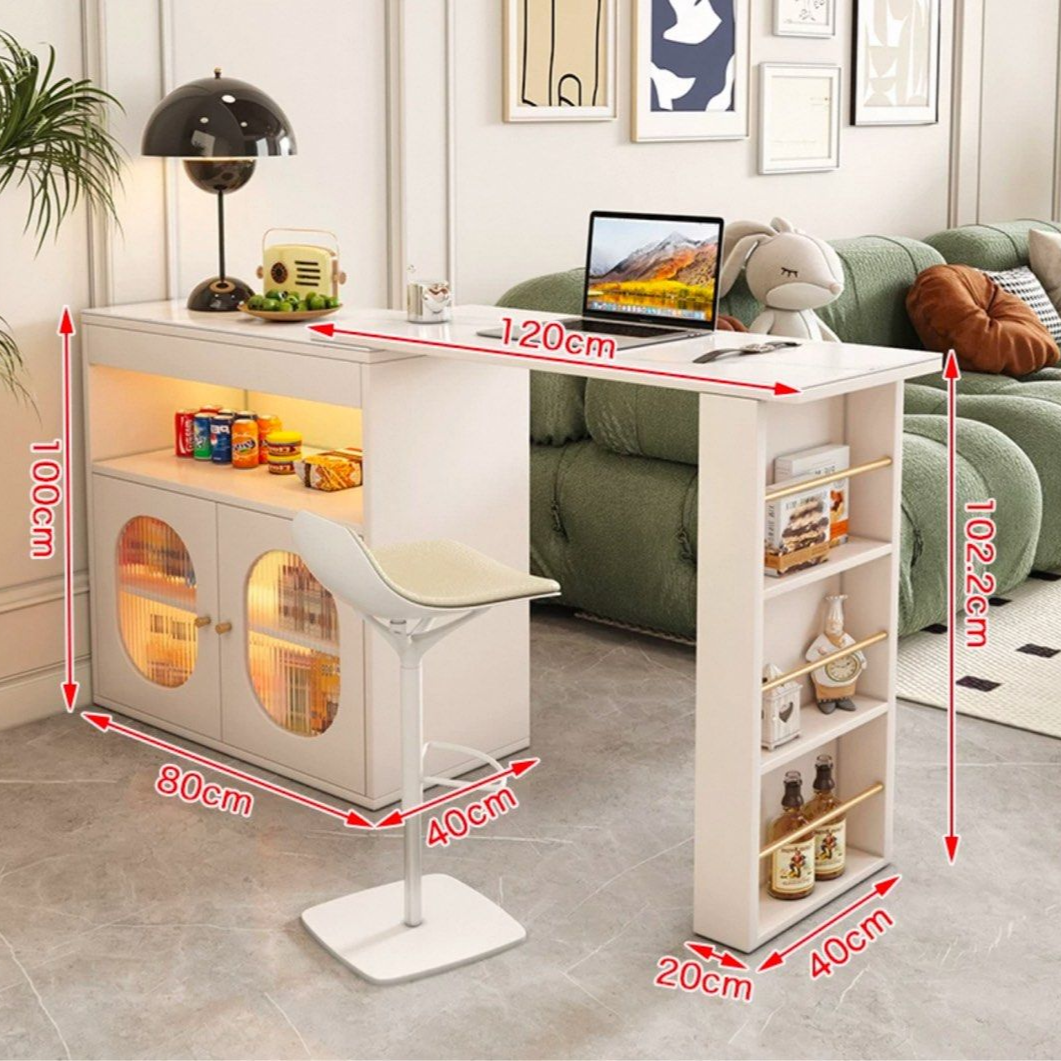 KERMAN Modern Bar Table Cabinet