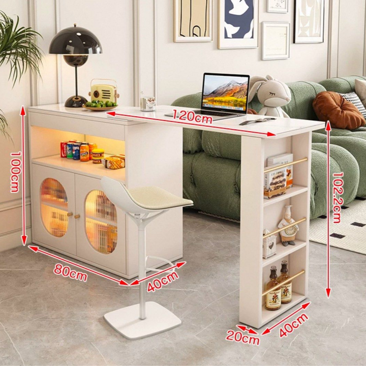 KERMAN Modern Bar Table Cabinet