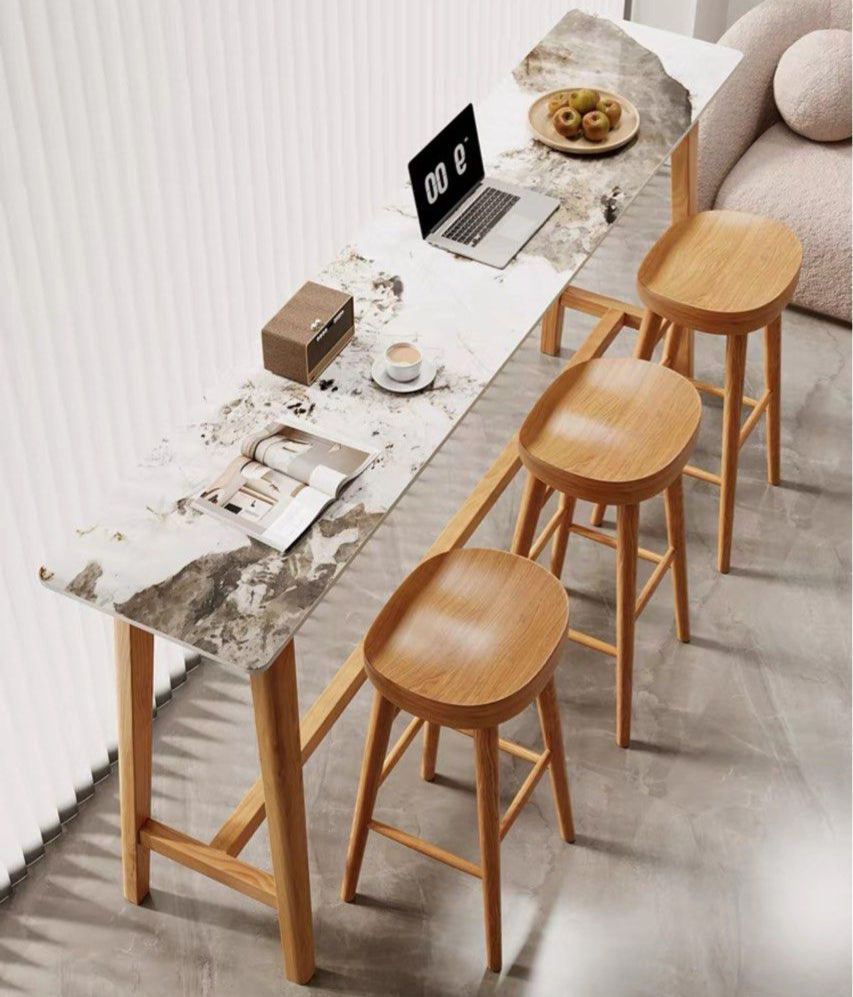 MALOV Modern Sintered Stone Bar Table