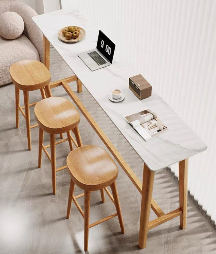 MALOV Modern Sintered Stone Bar Table
