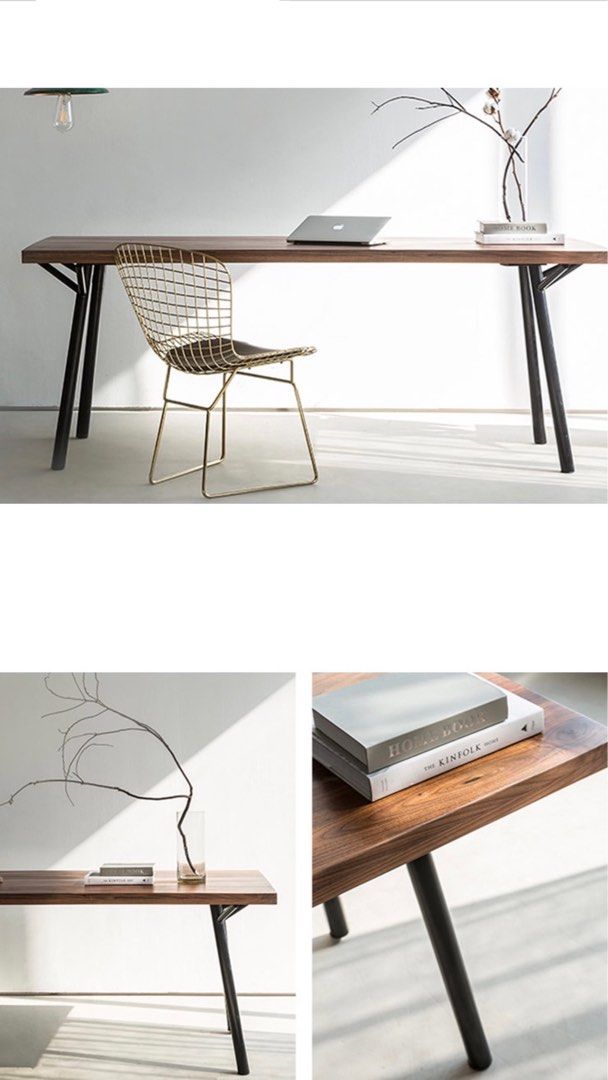WILLIAM Modern Solid Wood Study Desk