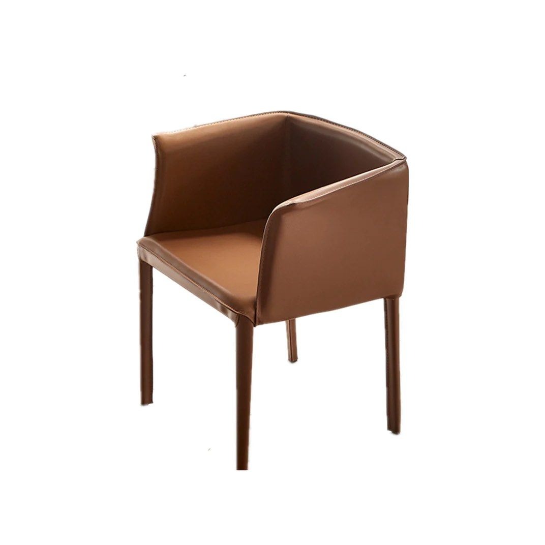 LENNOX Faux Leather Armchair (Set of 2)