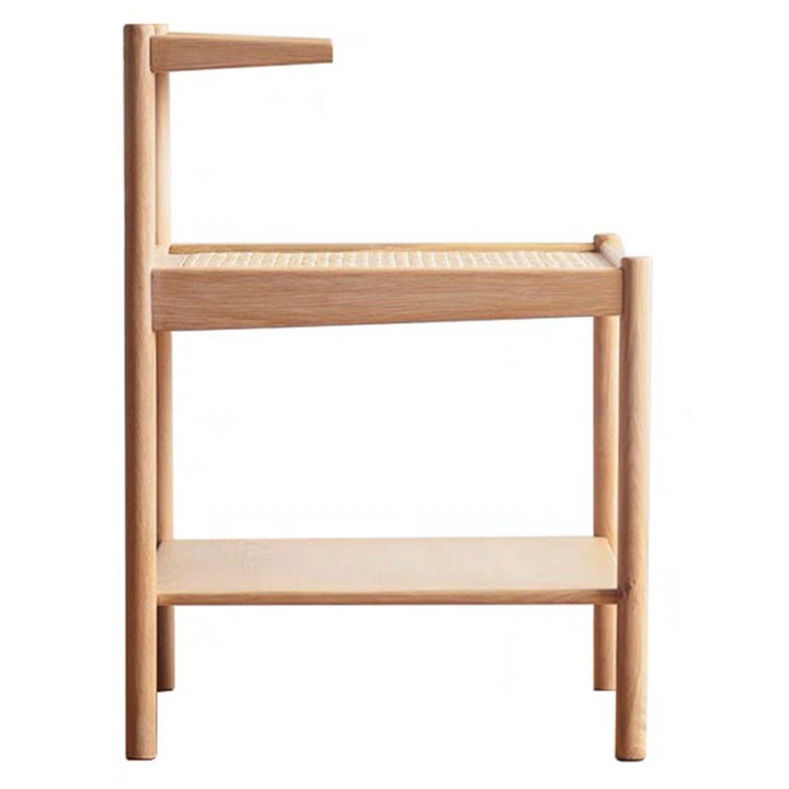 VUNA Japandi Rattan Bedside Table