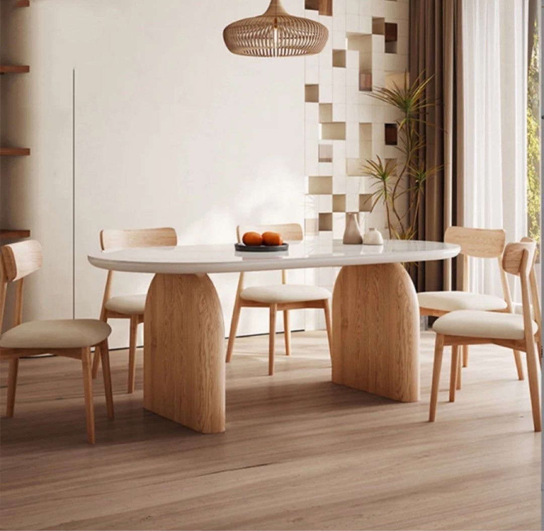 UCHIYAMA Japandi Sintered Stone Dining Table