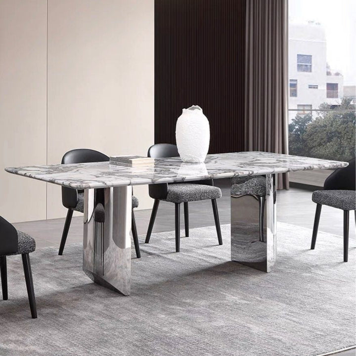 VOLNY Modern Marble Dining Table