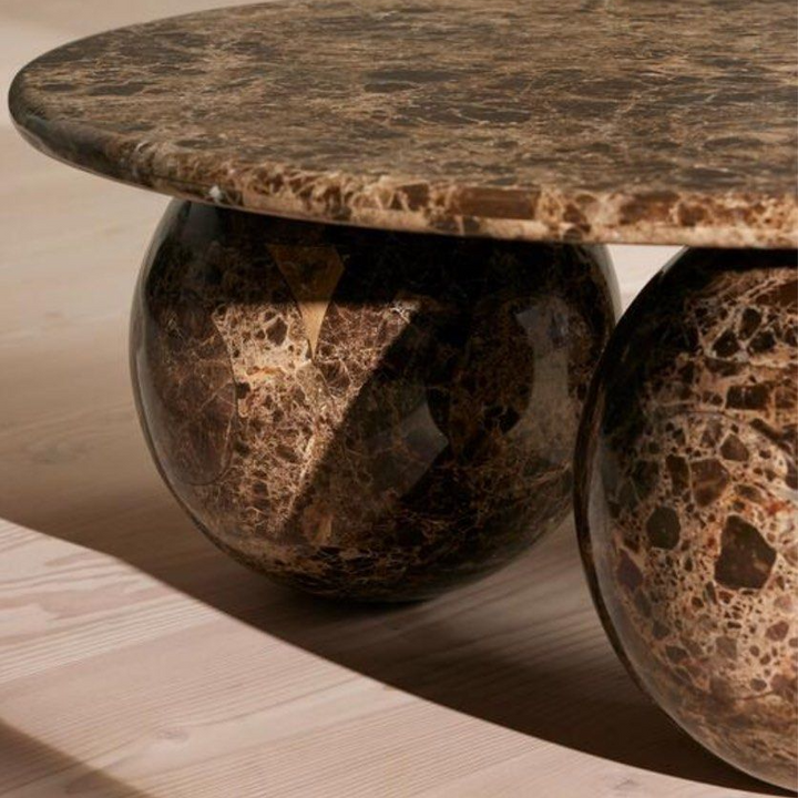 ACE Modern Marble Round Coffee Table